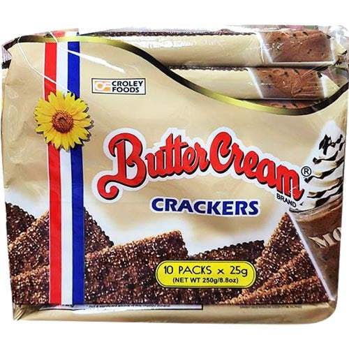 Buttercreme – Mokka Crackers – 10er Packung – 25 G – 8,8 OZ