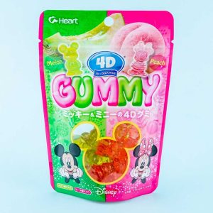 Disney Character 4D Fruchtgummi Bonbons – Melone und Pfirsich