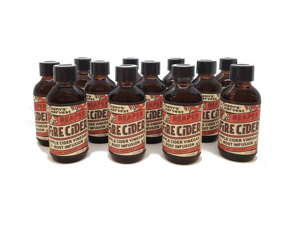Reaper Fire Cider (Apfel Cider Essig – Carolina Reaper Pfeffer) Flaschen – 16 x 2 Unzen