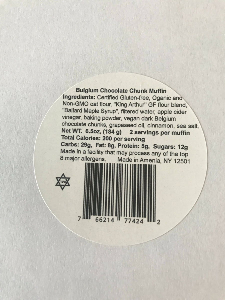 Horton House Scone GF – Belgium Schokolade Chunk – groß Muffin (nur online erhältlich)