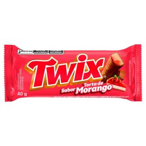 Twix torta de sabor morango