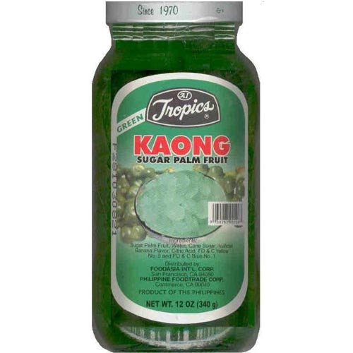 Tropics Kaong – Palmfrucht in Sirup – Grün – 12 OZ