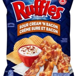 Ruffles Sour Sahne und Speck - Canada (ca. 12 Stück) – 66g