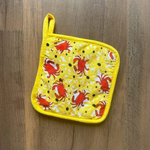 Die Buchstaben mdn – Krabben und schwarze Augen Susans Kitchen Pot Holder/Oven