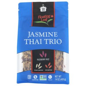 Floating Leaf Reis Jasmin Trio 14 Unzen – Packung mit 6