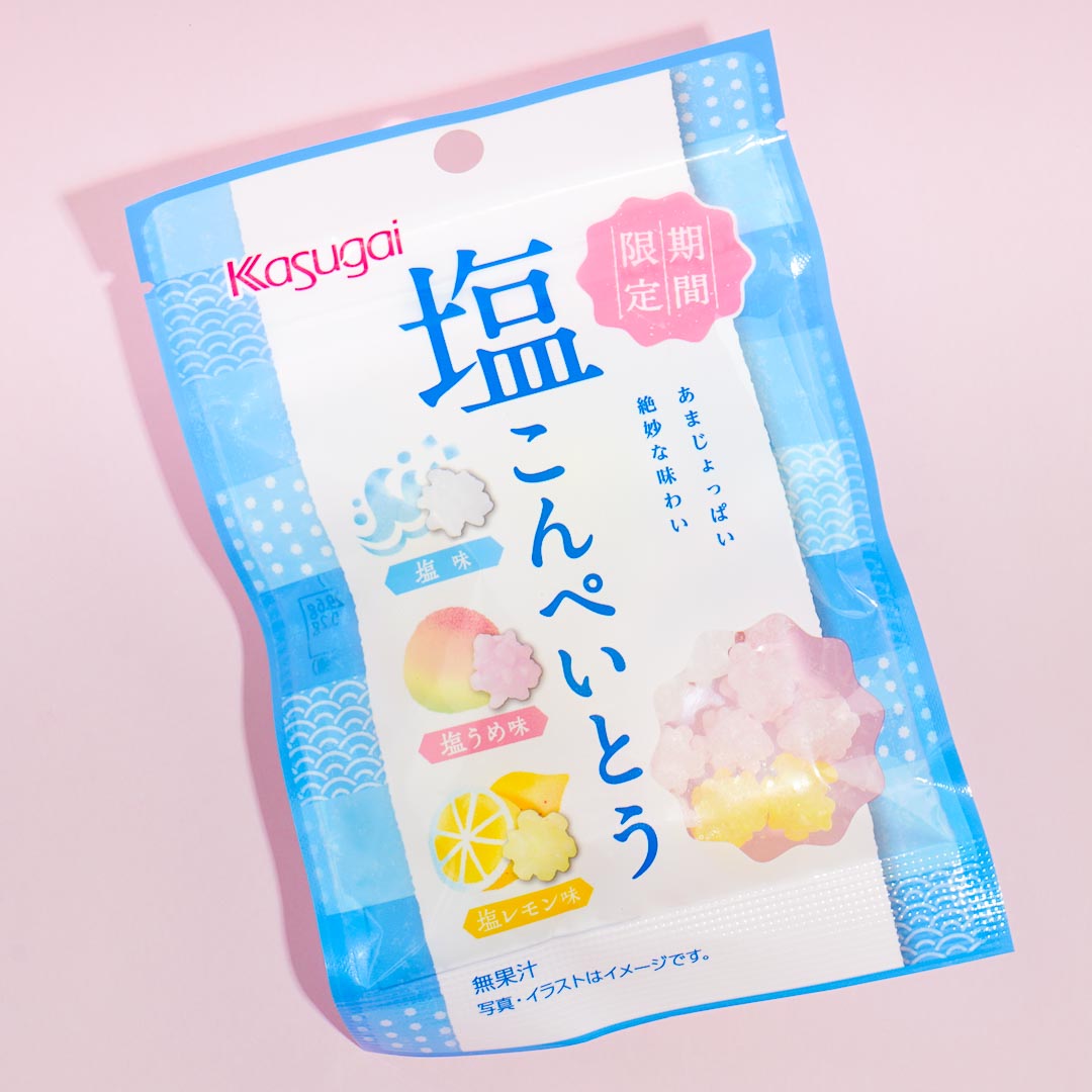 Kasugai Salzige Konpeito Süßigkeiten – Pflaume & Zitrone