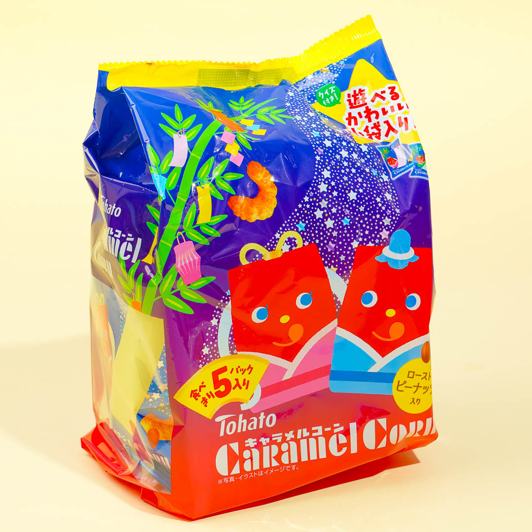 Tohato Tanabata Karamell Mais Share Packung