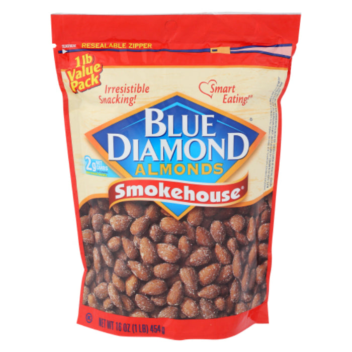 Blue Diamond Mandel Smokehouse, 16 oz (Packung mit 6)