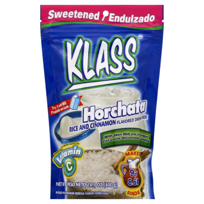 Klass – Horchata gesüßter Getränkemix, 14,1 oz – Packung mit 6 Stück