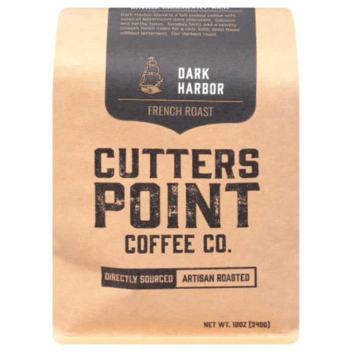 Cutters Point Kaffee Co. – gemahlener dunkel Harbor Kaffee, 12 Oz (Packung mit 6 Stück)