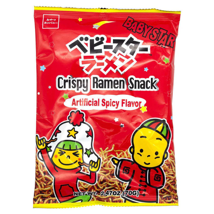 Oyatsu Baby Star Knusprig Ramen Snack Würziger Geschmack