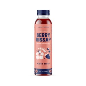 Bio-Mischbeere Bissap Hibiscus Teeflaschen – 12 x – 12oz