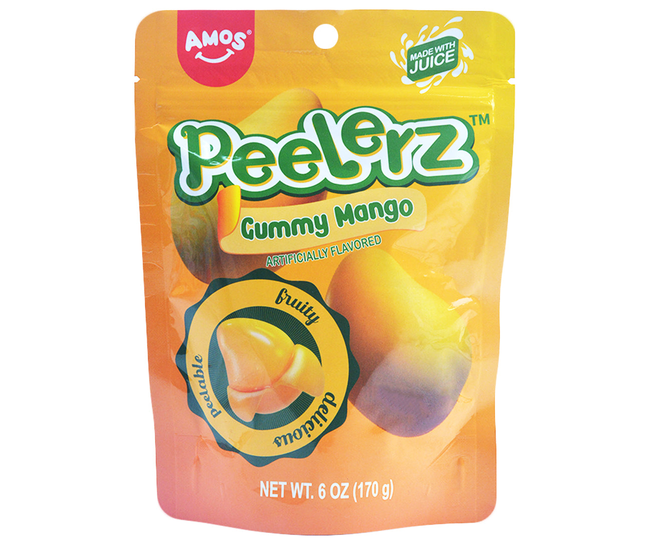 Amos Peelerz Peeling Gummis – Mango – 6oz