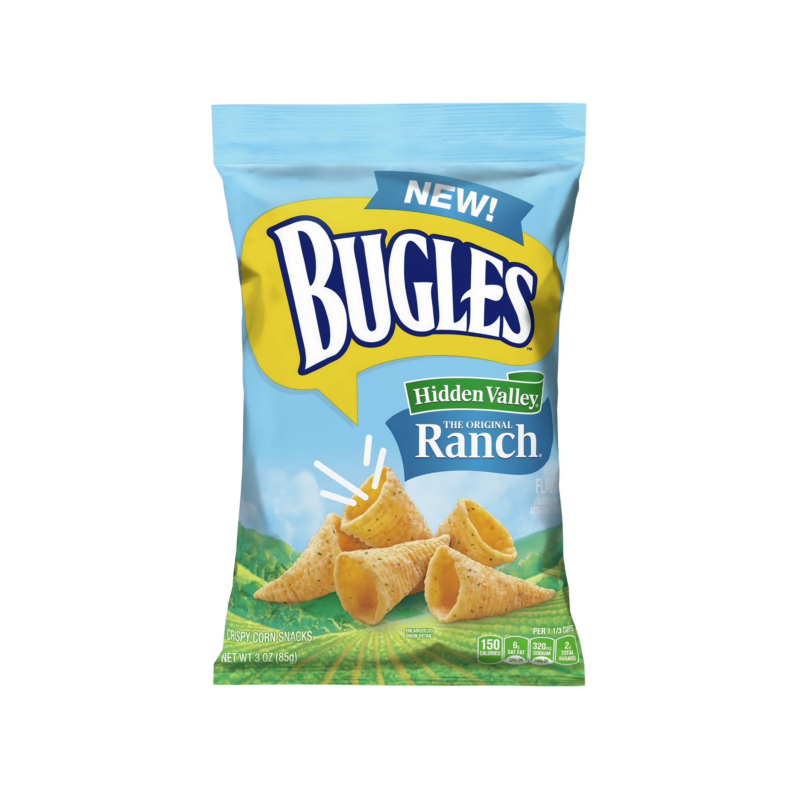 Bugles knusprig Mais Snack Ranch Geschmack (USA)