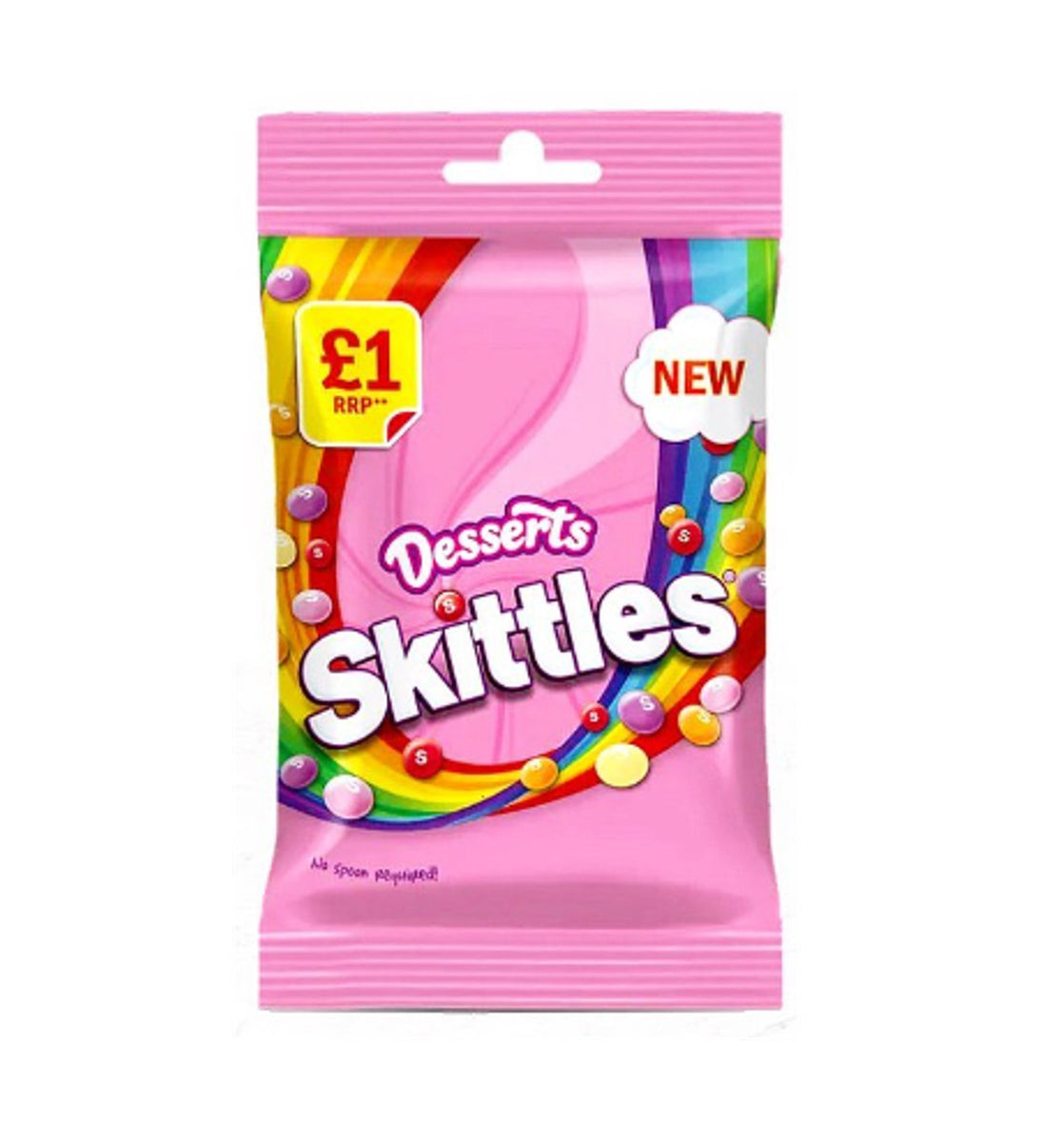 Skittles Desserts 125g VEREINIGTES KÖNIGREICH (Fall von 12)