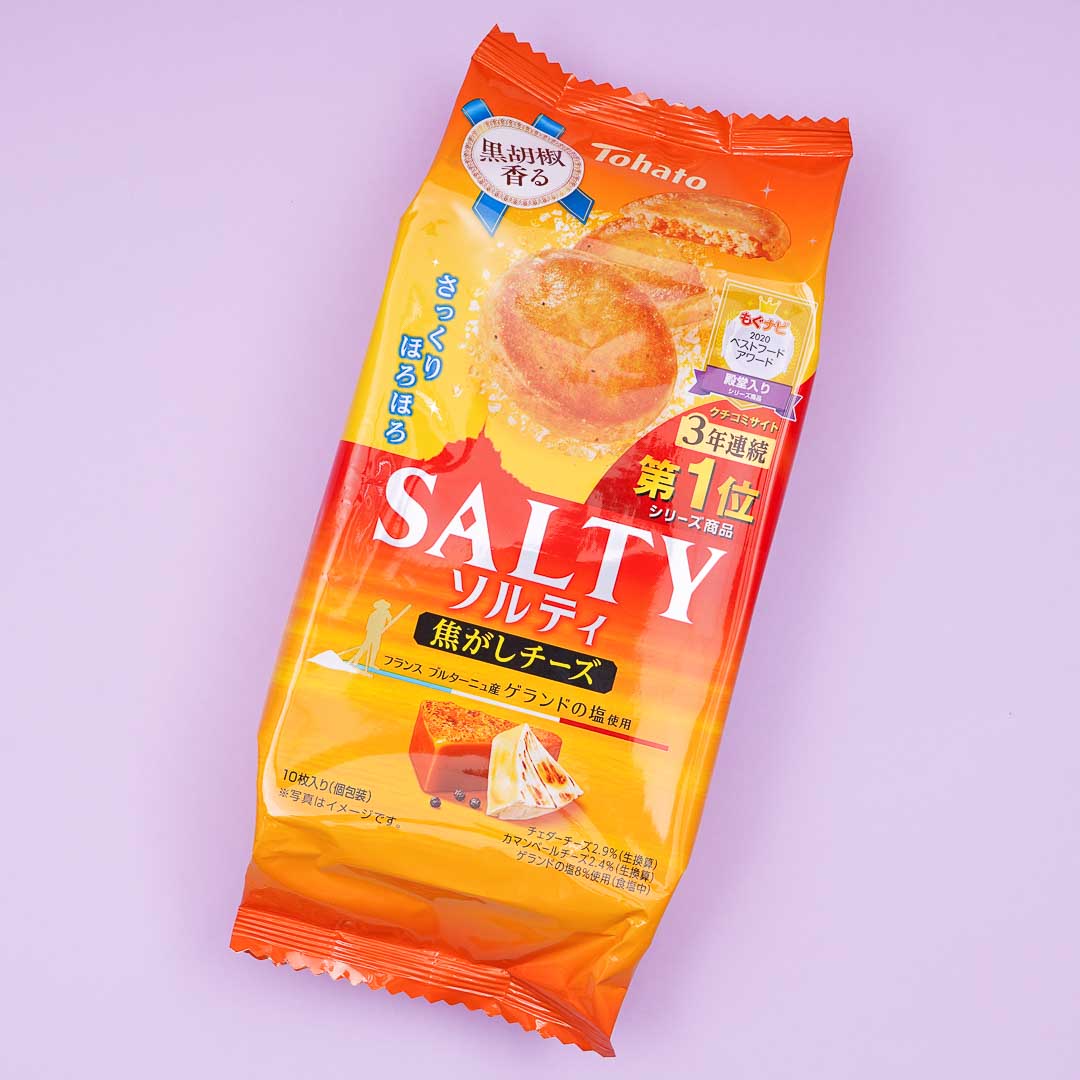 Tohato Salty Kekse – Gebratener Käse