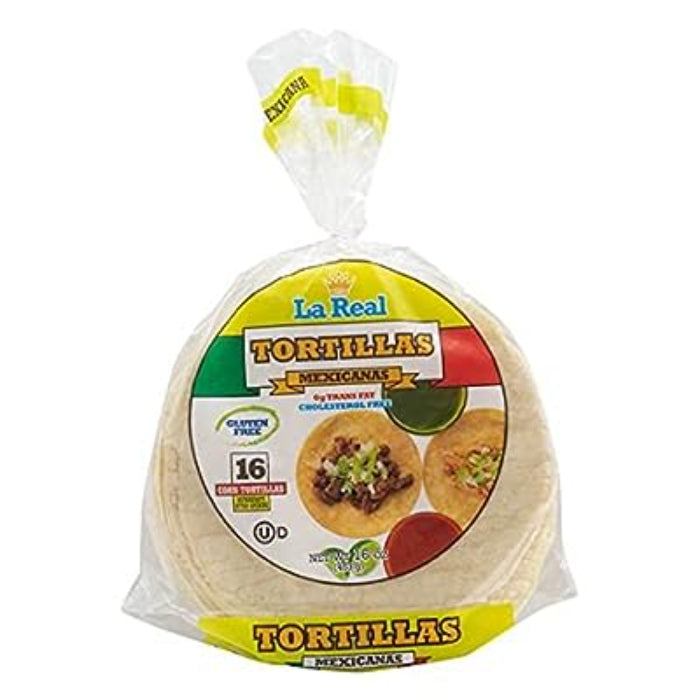 La Real – Gelber Mais Tortillas Mexikaner, 16 Oz – 25er Packung