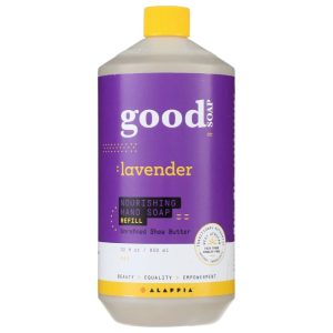 Alaffia – Lavendel Good Hand Soap Refill, 32 FO – Packung mit 1 Stück – Seife