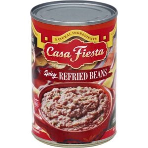 Casa Fiesta – Mittlere scharfe Refriedbohnen, 16 Oz