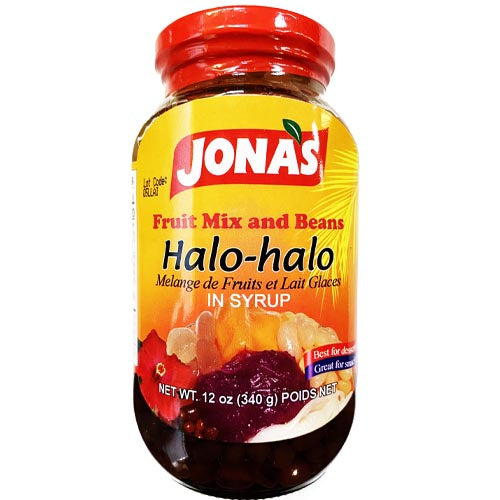 Jonas – Fruchtmischung und Bohnen – Halo-Halo in Sirup – 12 OZ