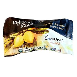 Righteously roh – biologische dunkle Schokolade Brownie Mundstücke – Karamell l