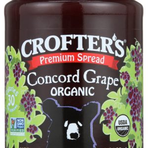 Crofter’s Bio-Prämienaufstrich Konkord Traube, 16.5oz. Packung 6