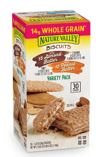Nature Valley Biskuit Sandwich Sortenpaket, 30 ct