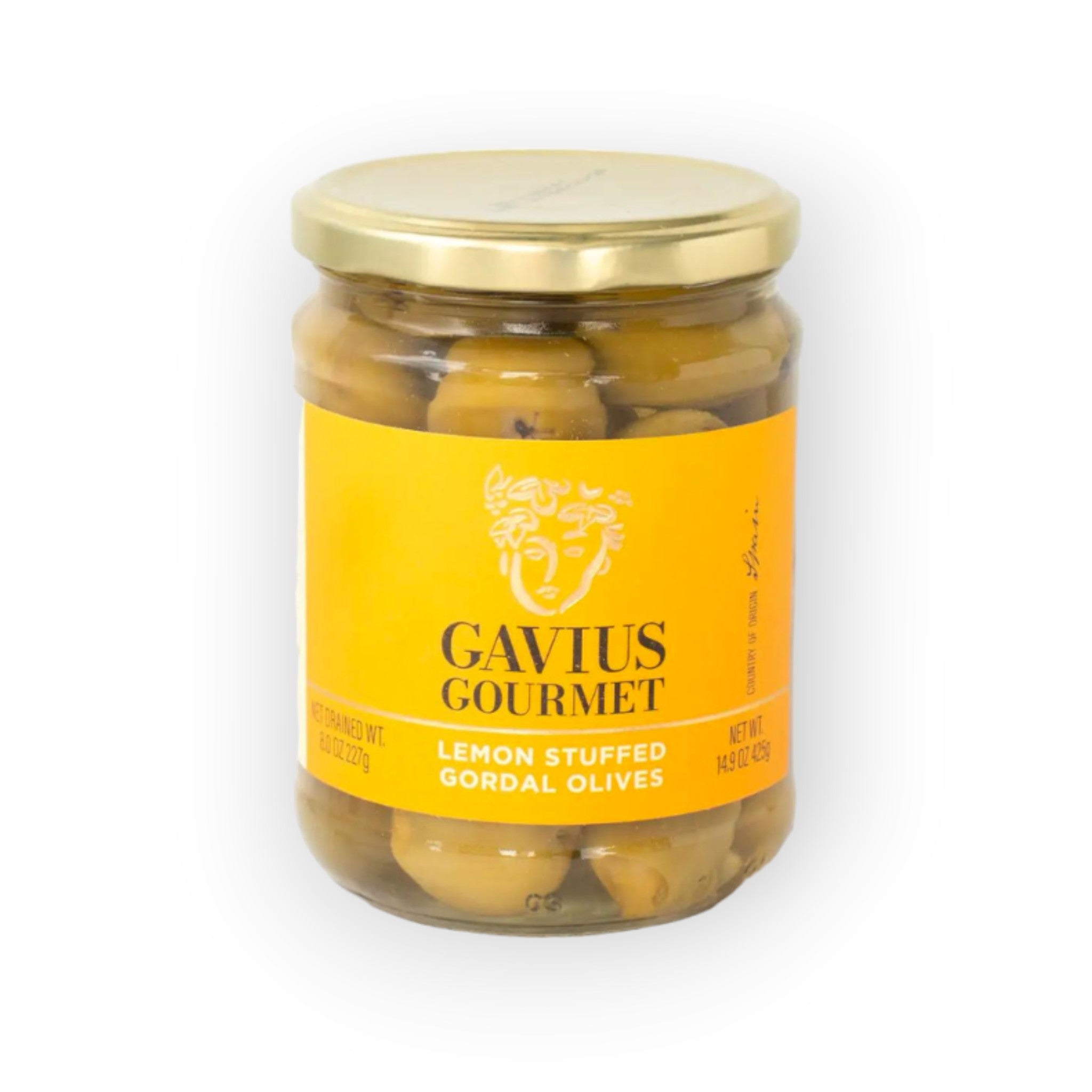Gavius Gourmet Zitrone gefüllte Gordal Oliven