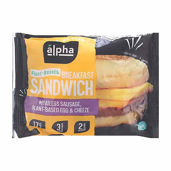 Alpha Foods – Frühstücks-Sandwich, 5,5 Unzen – 10er Packung