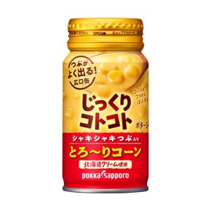 Pokka Sapporo, Jikkuri Kotokoto, Torori Mais, Maistopfsuppe, in Aludose – 175g