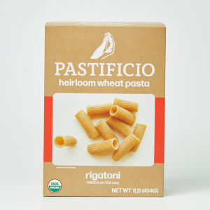 Pastificio Boulder RIGATONI Heritage Ancient Wheat Pasta-Box – 6 Schachteln x 16 Unzen-Gehäuse