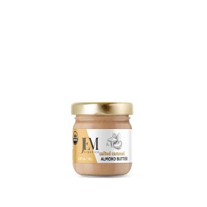 JEM Organics gesalzene Karamell-Mandelbutter – Mini 12 Packung