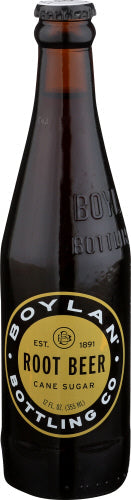 Boylan – Soda Root Beer natürlich, 12 fl oz – Packung mit 24 Stück