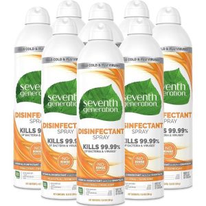 Seventh Generation Luftdesinfektionsmittel Citrus 14 Oz – Packung mit 8