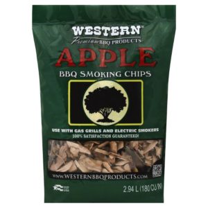Western – Wood Chip Smoking Apfel 2 Lb – Packung mit 6 Stück