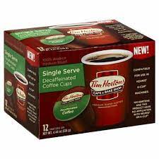 Tim Horton Kaffee Ss entkoffeiniert 100% Arabisch 12pc 4,44 Oz – Packung mit 6