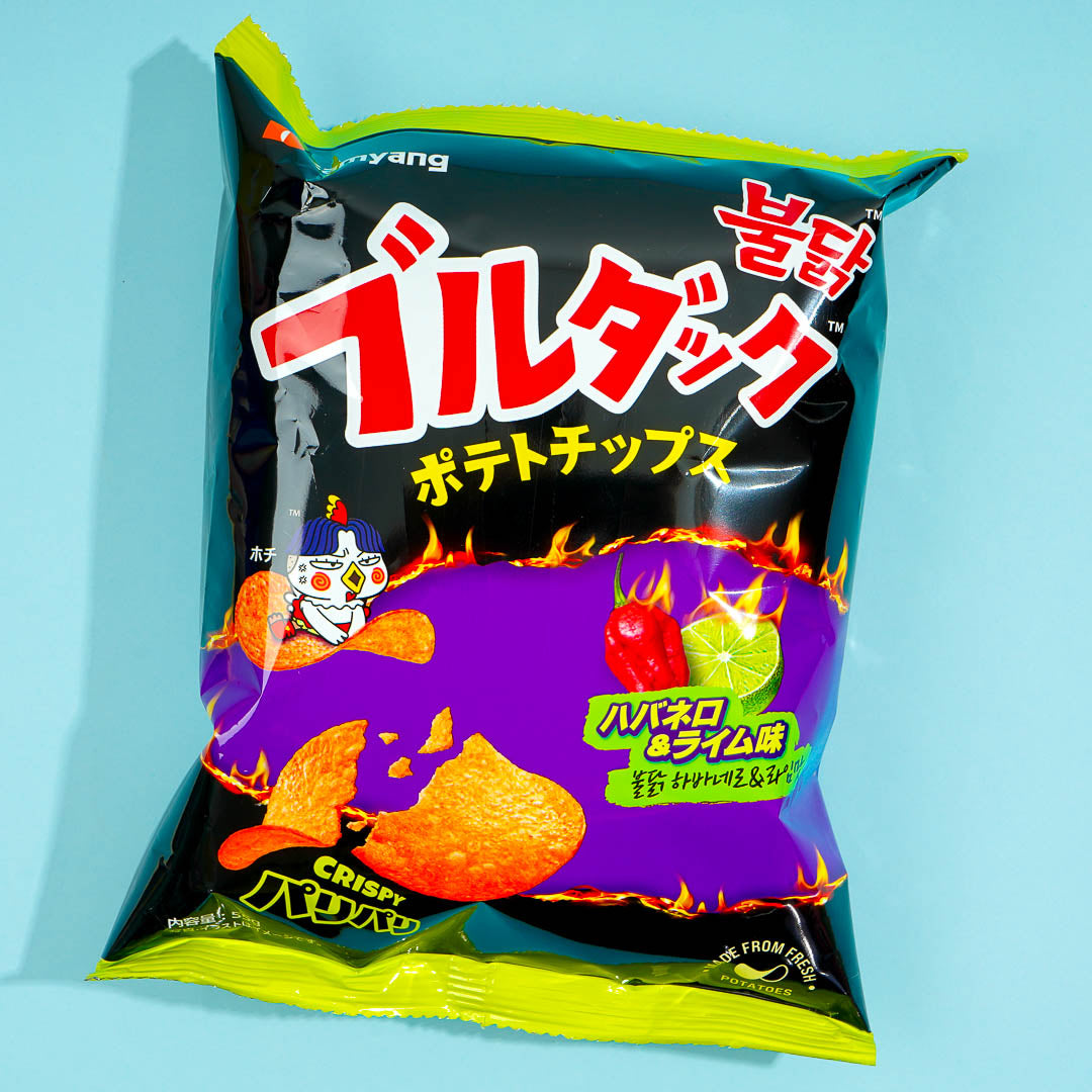 Samyang Buldak Kartoffelchips – Habanero & Limette