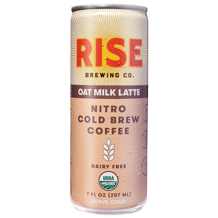 Rise Nitro Cold Brew Kaffee – Hafermilch Latte, 7 Unzen