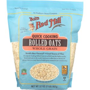Bob's Red Mill Hafer gerollt Schnellkochtopf, 32 Unzen – 4er Packung
