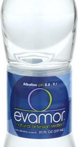 Evamor Wasser artesisch alkalisch, 20 Flos (Packung mit 24)