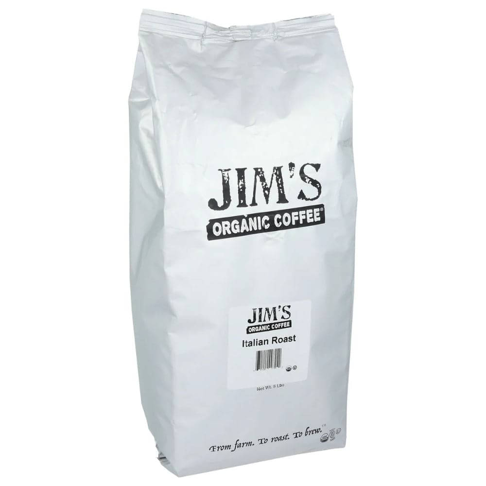 Jim's Bio – Bio-Vollbohnenkaffee Sehr dunkler italienischer Braten, 11