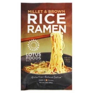Lotus Foods glutenfreie Hirse & brauner Reis Ramen mit Miso-Suppe 2.8