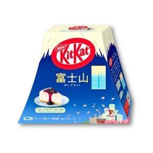 Japan KitKat Blaubeer-Käsekuchen Geschmack mt. Fuji-Packung, 9 Stück