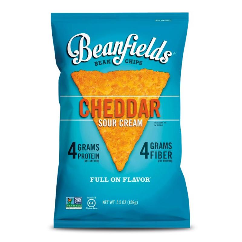 Bohnenfelder – Cheddar & Sauerrahm Bohnenchips, 5,5 Unzen