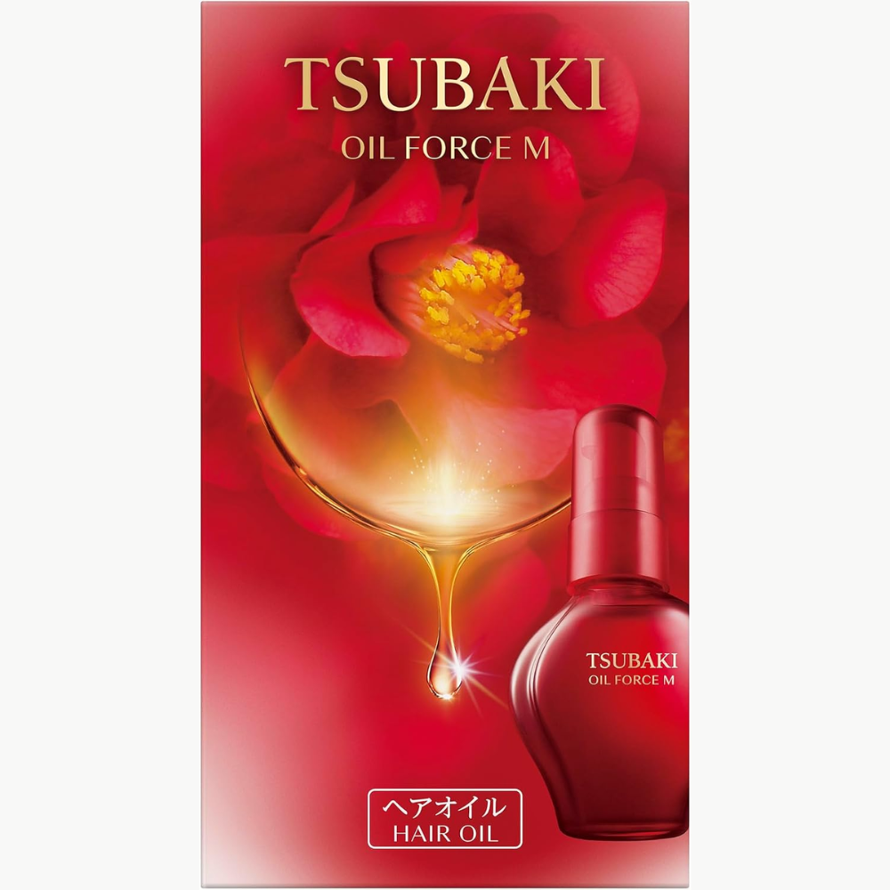 Shiseido TSUBAKI Oil Force Haaröl – Hergestellt in Japan – Tokyo Sakura Mall