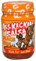Ass Kickin Pfirsich Rum Salsa, 10oz