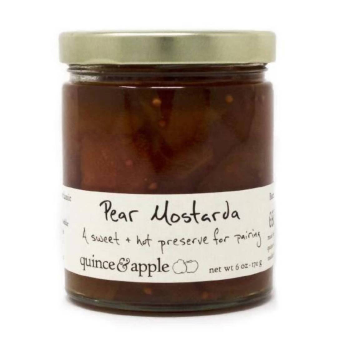 Birne Mostarda konserviert Gläser – 12 x 6oz
