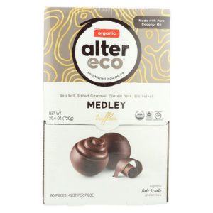 Alter Eco Schokoladentrüffel Medley Bio 60 Stück – Packung mit 1 Stück