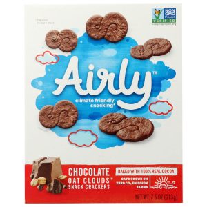 Airly Cracker Schokolade Hafer, 7,5 Unzen – Packung mit 6