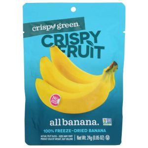 Crispy grün – Banane getrocknete Einzelportion, 0,85 Unzen (Packung mit 12)